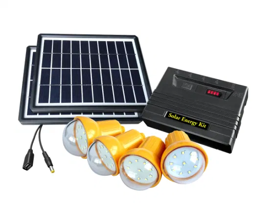 5W/10W 태양광 패널 키트, PC 전구 3개 및 가정용 조명용 모바일 충전기 포함 꺼짐